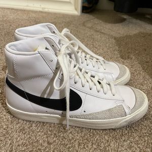 COPY - white high top nike blazers
